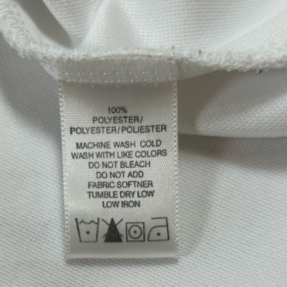 Paige & Tuttle Ladies White Quarter-Zip Pullover. Size Large - Picture 6 of 7